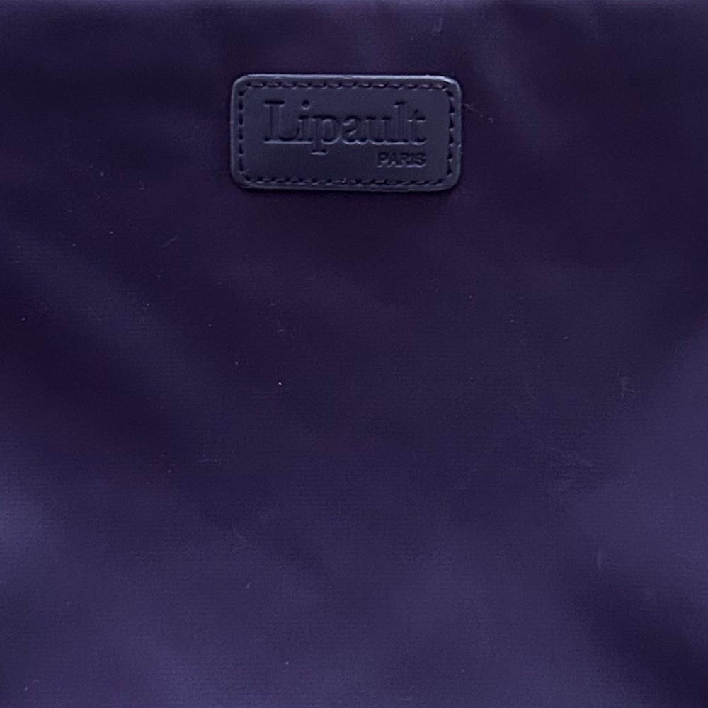 Lipault Purple Nylon Crossbody Adjustable Strap - Picture 6 of 11